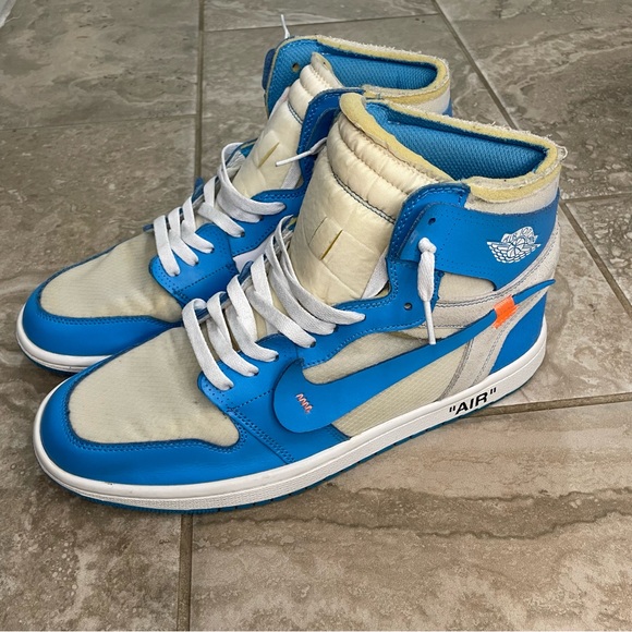 Off-White x Air Jordan 1 Retro High OG 'UNC' sz 12